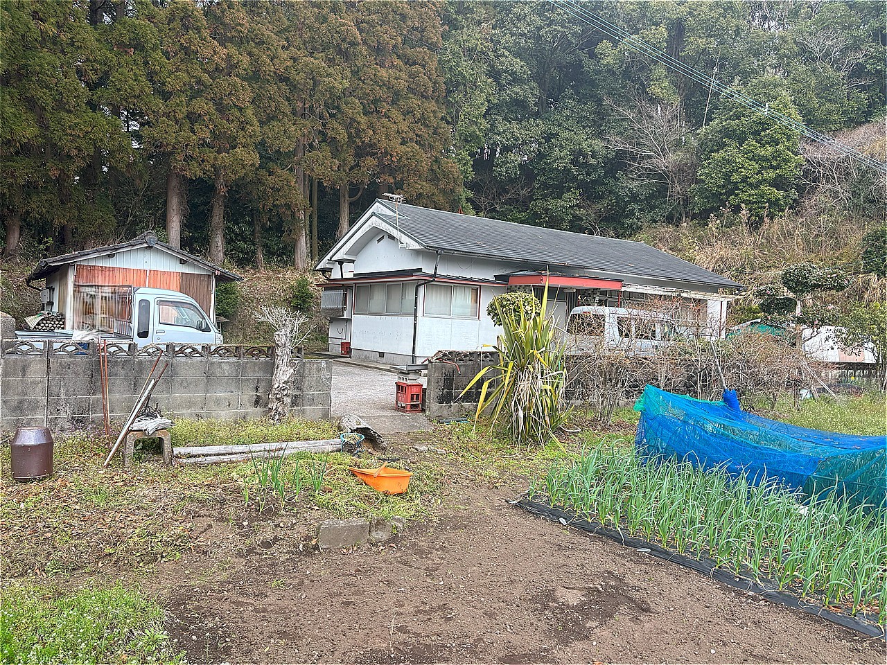 田舎暮らししてみませんか　農地付き売り家　姶良市加治木町小山田　
